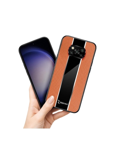 Xiaomi Poco X3 Pro Uyumlu Kılıf Premium Deri Kılıf Kahverengi