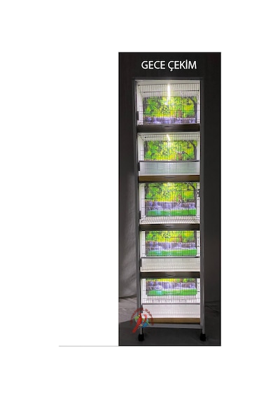 İstanbul Kafes Model 5 Pvc Kuş Dolabı