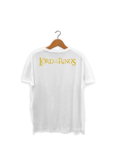 Tarzsokak The Lord Of The Rings Ring Unisex Tişört Beyaz