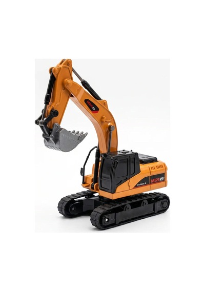 Uzaktan Kumandalı Mini Ekskavatör 6+ Yaş 9 Kanal Metal Kepçe İş Makinesi