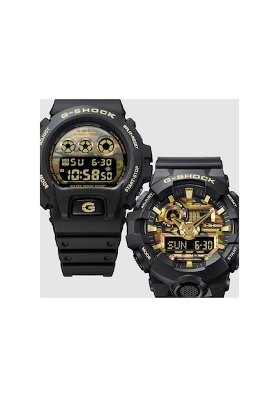 G-shock Analog-dijital Ga-700 Serisi 53.4 Mm Quartz Saat Ga-700cf Siyah