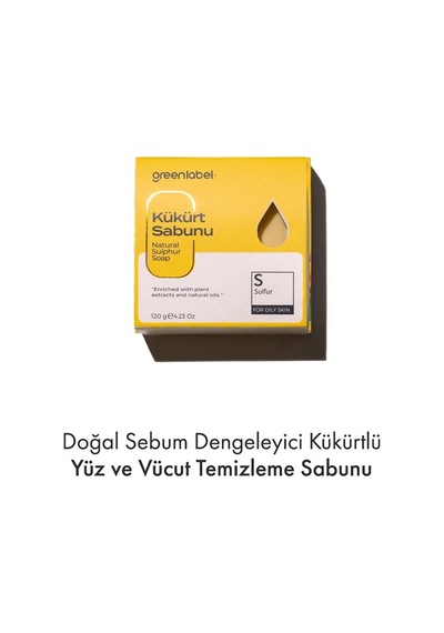 Greenlabel Doğal Kükürt Sabunu 120 G