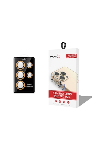 Galaxy S24 Ultra Zore Uyumlu Cl - 12 Premium Safir Parmak İzi Bırakmayan Anti-reflective Kamera Lens Koruyucu