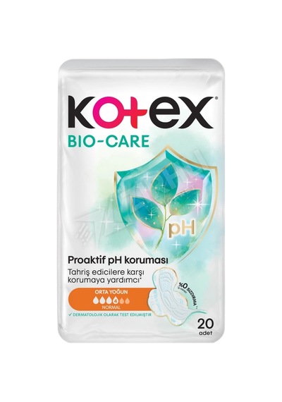 3 Adet Kotex Bio-care Quadro Normal Hijyenik Ped 20'li