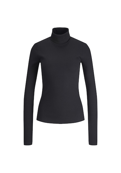 Kadin Balikçi Yaka Tisört - Fan - 12214690 Black