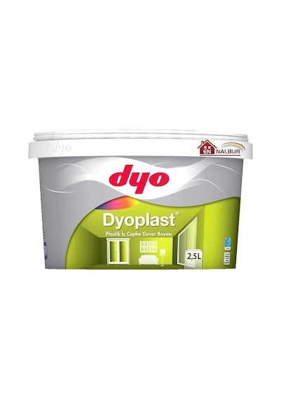 Dyo Dyoplast Plastik İç Cephe Boyası 2,5 Litre Siyah Diğer