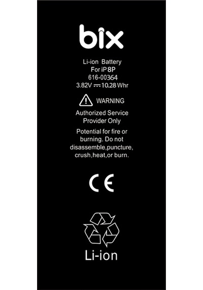 Bix Apple Uyumlu iPhone 8 Plus  2691 Mah Batarya