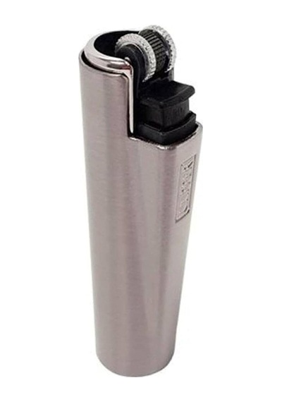 Metal Kılıflı Clipper İnce Çakmak