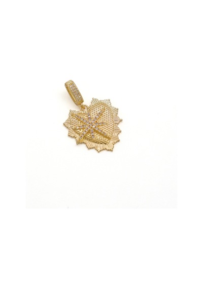 Ajda Charm Çelik Altın Kaplama Kadın Kalp Model-chr-125 Gold