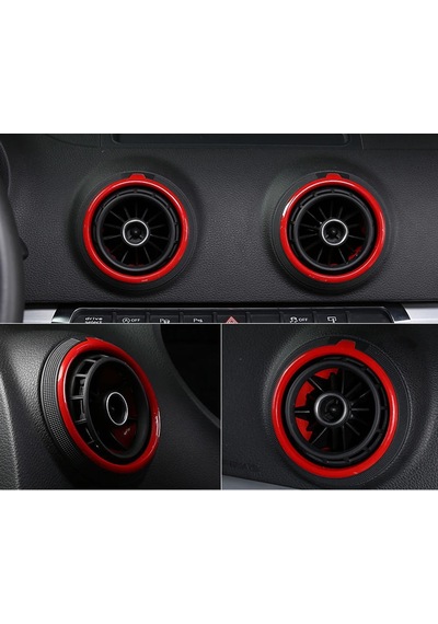 Audi A3 Hava Çerçevesi 4 Parça Kırmızı A3 8V