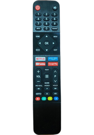 Grundig Uyumlu RM-L1659 Netflix Youtube Prime Video Google Play Tuşlu Ku