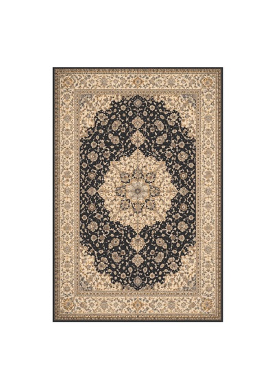 Kartela Halı Aro Halı Jüt Taban Dokuma Halı Antrasit - 160 X 240 Cm