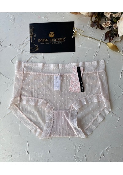 Lily Baby Puantiyeli Pamuk Ağlı Transparan Esnek Normal Bel İthal Pudra