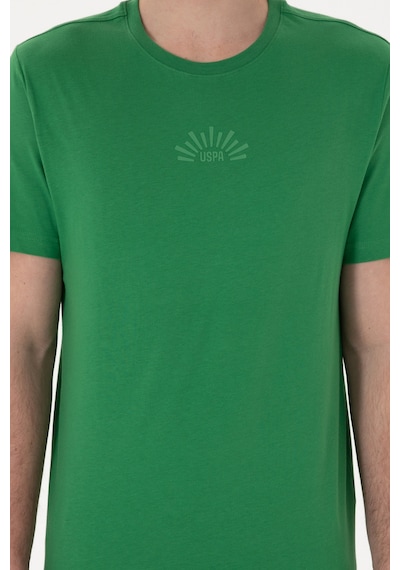 U.S. Polo Assn. Erkek Regular Fit Bisiklet Yaka Yeşil Tişört 50300268-VR054