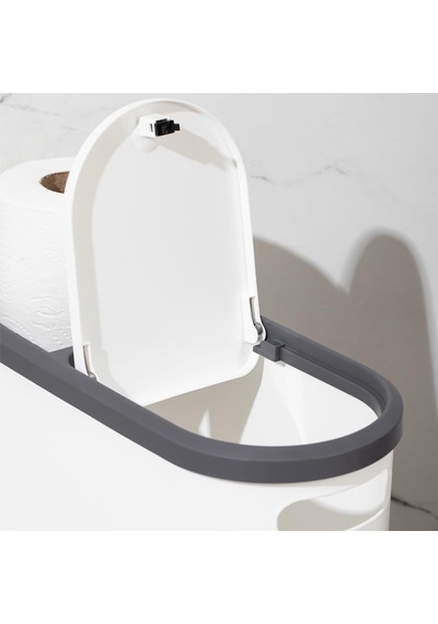 M-325 Çöp Kutusu Banyo Mutfak Çöp Kovası Kapaklı Banyo Çöp Kovası 10 Lt Diğer