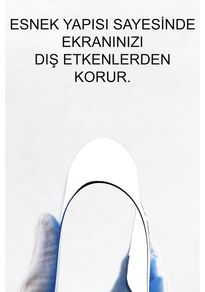 Samsung Uyumlu Galaxy M34 Tam Kaplayan Anti Statik Kırılmayan Seramik Nano Esnek Ekran Koruyucu Cam