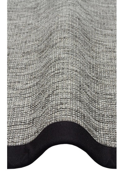 Eko Halı Ventura Vnt 2705 Grey Bordür Black Sisal Görünümlü İç Ve Dış Mekan Uyumlu Hav Vermeyen Mode