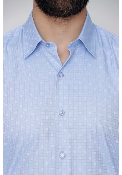 Efor Gk 642 Mavi Klasik Gömlek Mavi