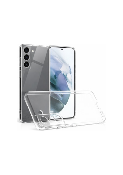Samsung Uyumlu Galaxy S21 Fe Kılıf Şeffaf Kamera Korumalı 3d