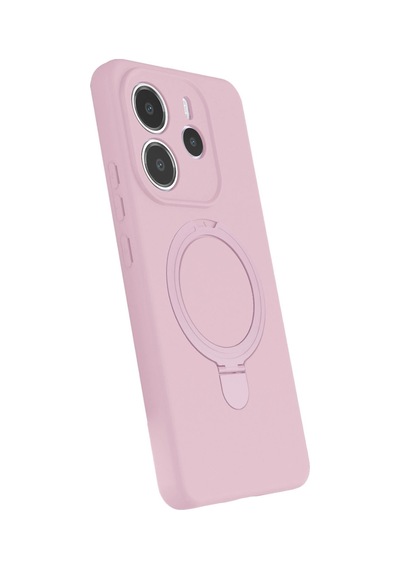 Xiaomi Redmi Note 14 4g Regal Magsafe Standlı Kapak - Açık Pembe 0.2M-Çok Renkli
