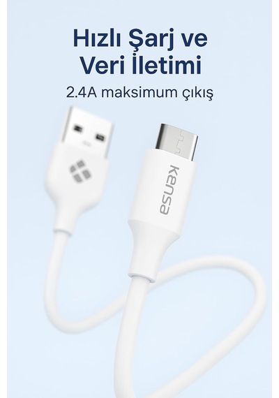 Micro Usb Hızlı Aktarım Şarj Kablosu 1 M Uzunlukta Mikro-usb Şarj Ve Veri Kablosu, 2.4 Amper