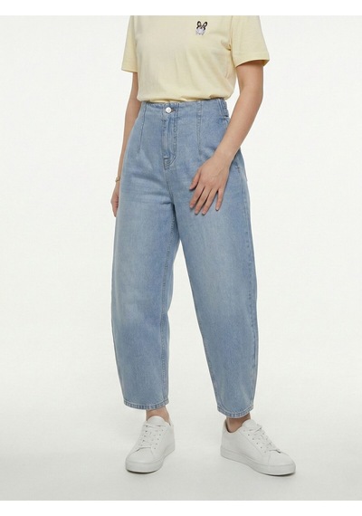 Relaxed Mom Relaxed Fit Kadın Pantolon Denim
