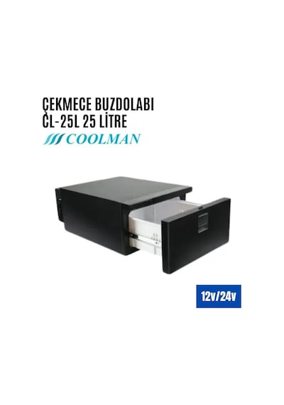 Coolman Cl-25l Çekmeceli Araç İçi Portatif Buzdolabı 25 Litre 12v-24v-1172