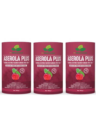 Dr.Natural Aserola Eki İçeren Karışık Bitki Tozu 3 x 150 G