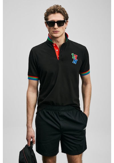 Lufian Fun Smart Erkek Polo T-shirt 111040231 Siyah