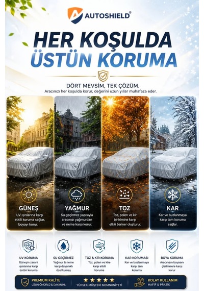 Jaecoo J7 Ex Suv Uyumlu 4 Mevsim Oto Branda Araç Örtüsü