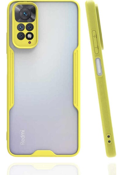 Xiaomi Redmi Note 11 Global ile Uyumlu Kapak Colorful Kamera Korumalı Silikon Kılıf