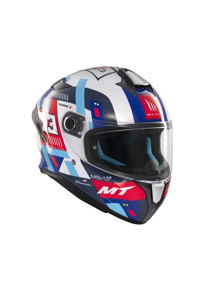 Kask Mt Helmets Targo S D7 Sergio Garcia Motosiklet Kaskı Mavi