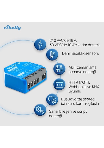 Shelly 1 Gen4 Akıllı Röle