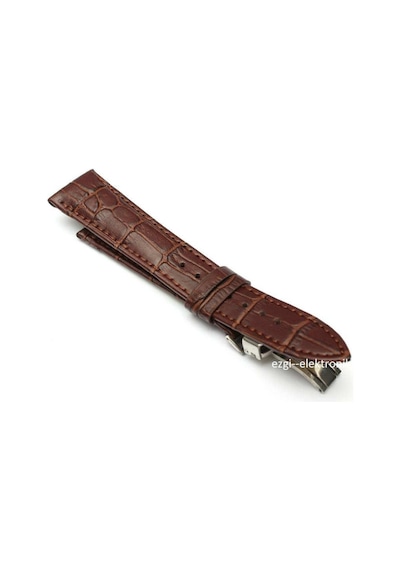 Bizon Deri Saat Kayışı 22Mm Spor Kahverengi Klipsli Saat Kordonu 305768095