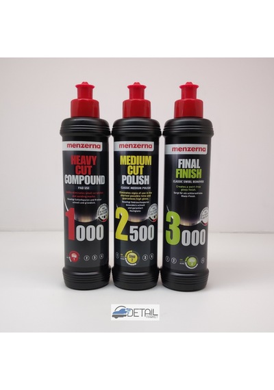 Menzerna 1000 2500 3000 Pasta Hare Seti 250 ML N11.2897