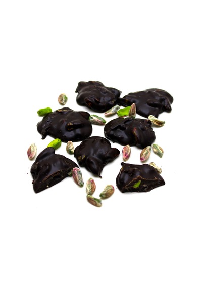 Dark Brown Roş Çikolata Antep Fıstıklı Bitter Roche Çikolatası 250 Gram