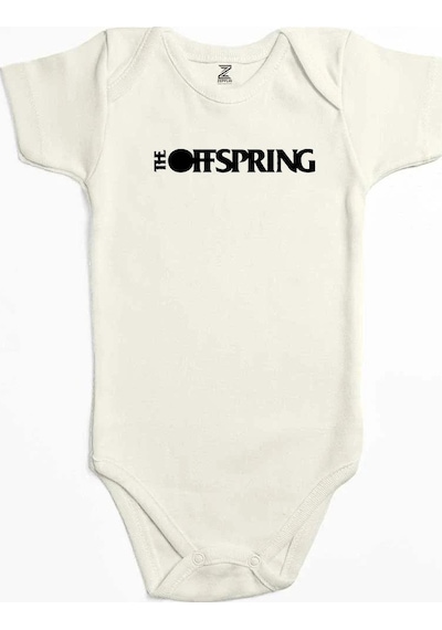 Zepplin Giyim The Offspring Text Mavi Bebek Body Zıbın