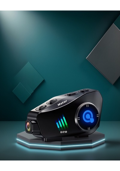 Motosiklet Kask Kulaklık 1080p Hd Kamera Bluetooth 5.3 Su Geçirmez