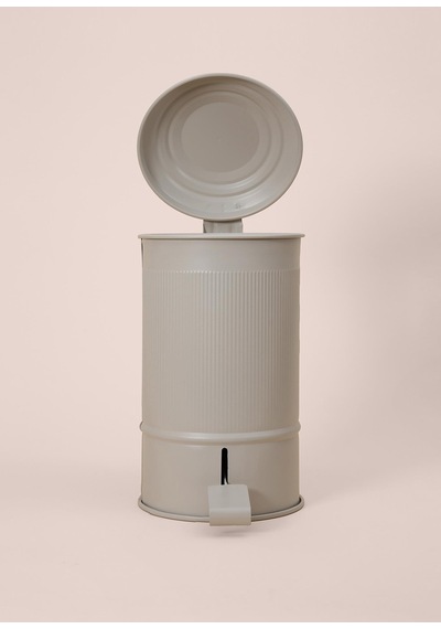 The Mia Stripe Mutfak Ve Banyo Çöp Kovası Bej 5 Lt Bej