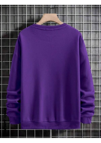 Altamira Erkek El Baskı Bisiklet Yaka Sweatshirt 001