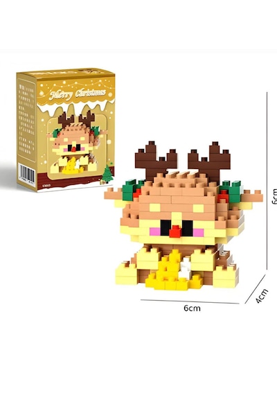Bricks Yılbaşı Özel Seri Mini Yapı Oyuncak Geyik