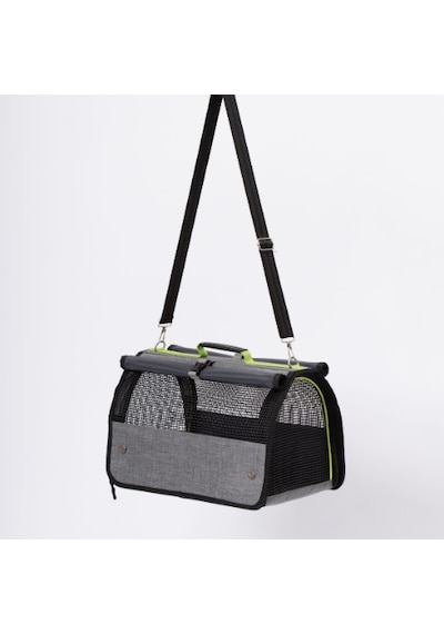 Yıkanabilir Plastik Fileli Kedi Köpek Taşıma Çantası Flybag Model