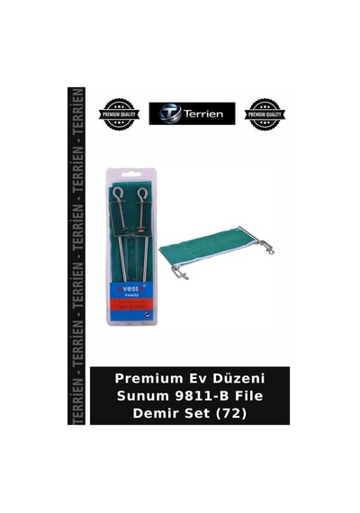 Premium Ev Düzeni Sunum 9811-b File Demir Set 72 Diğer