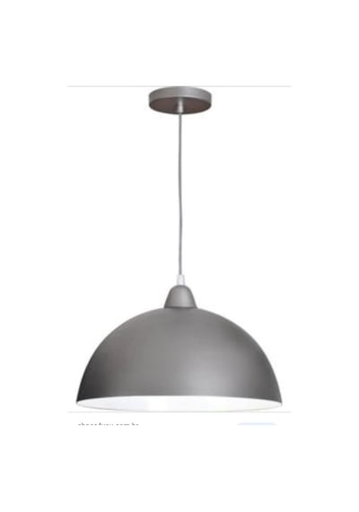 Mylights Gri Içi Beyaz Metal Sarkıt Avize 40 Cm En (549235624)