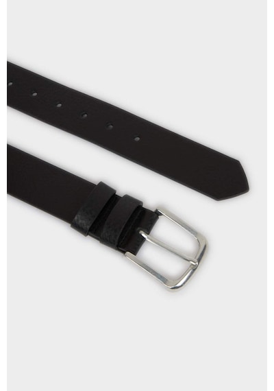 Defacto Erkek Dikdörtgen Toka Suni Deri Jean Kemeri H5068axnsbk27 Siyah-bk27