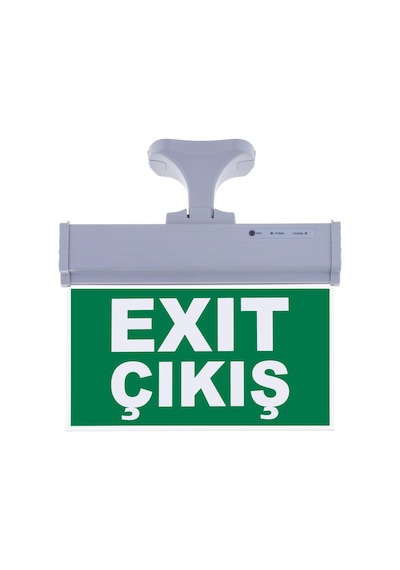Sg071-d2 Çift Yönlü Acil Yönlendirme Armatürü Askı Aparatlı Exit Çıkış Yeşil