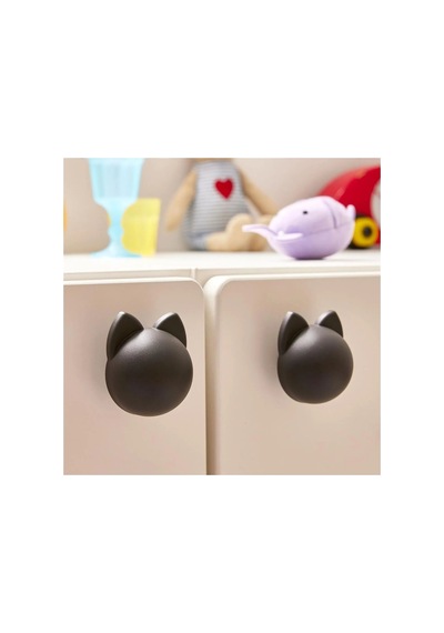 Ikea Grejsımojs 2'li Mobilya Kulpu 38 Mm Siyah
