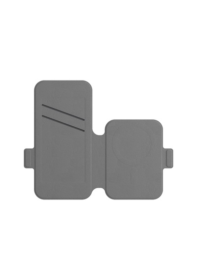 İphone 18 Pro Max Kılıf M-safe Özellikli Amazingthing Titan Lens Flip Serisi Kartlıklı Kapak Siyah