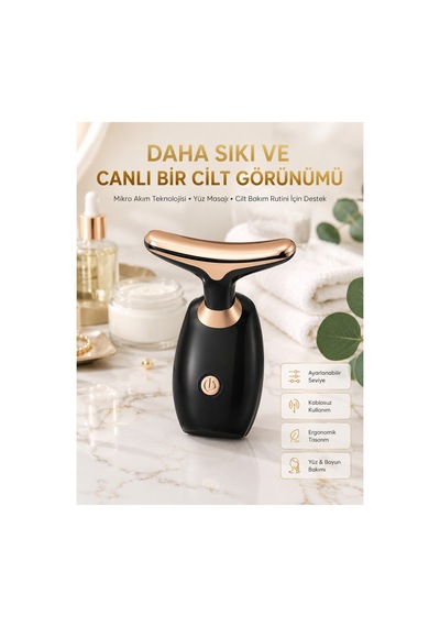 Mikro Akım Teknolojili, Taşınabilir Cilt Bakım Cihazı Renkli