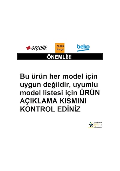 Arçelik Uyumlu Ade 605 S 7704331224 Davlumbaz Karbon Filtre 165732003